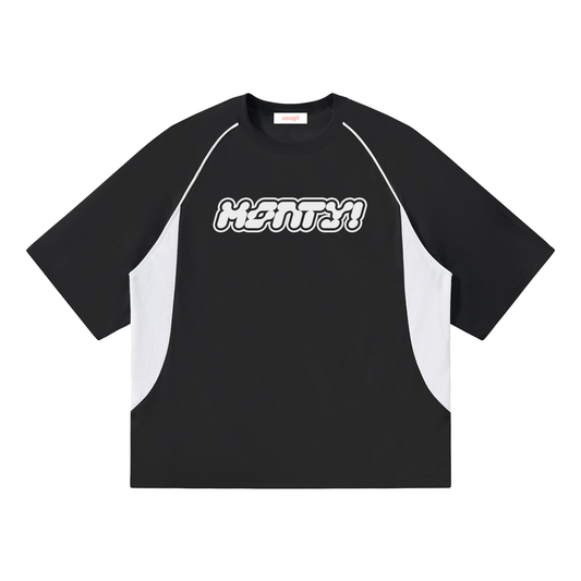 The Roster Raglan — Black