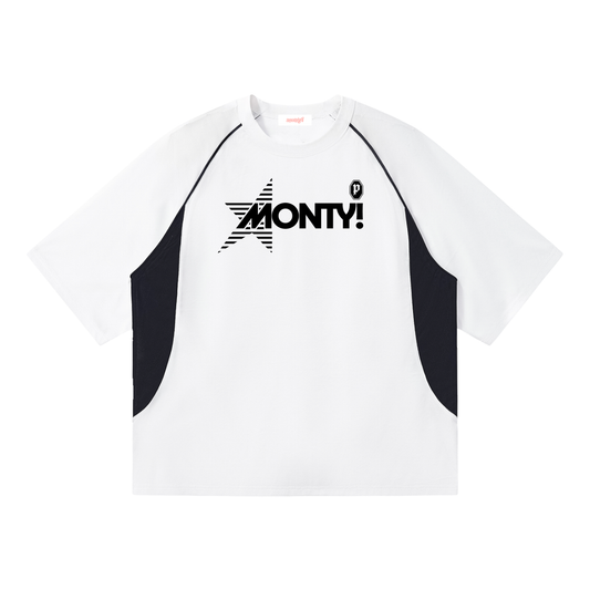 The Roster Raglan — White